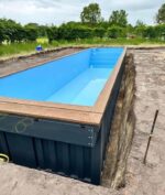 Contenedor de piscina de 12 m